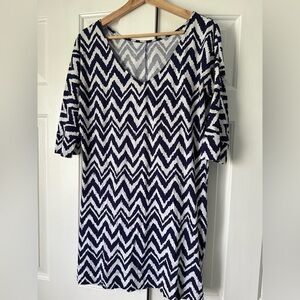 Lilly Pulitzer Navy and White Dress